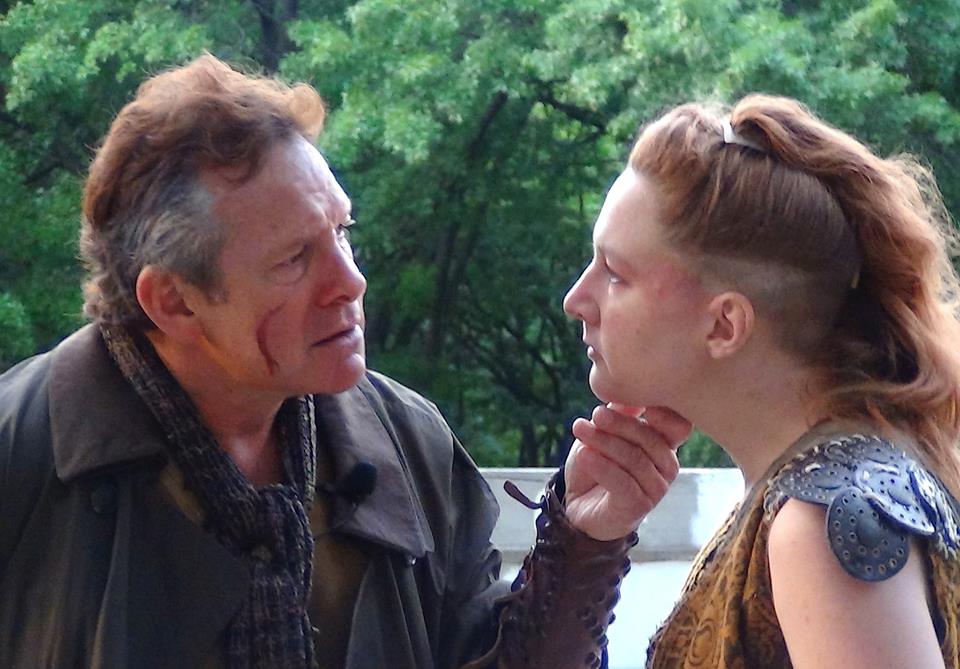 Henry 4.1 June 2015 -- Steve Guttenberg as the Earl of Northumberland and
				Artist in Residence Julie Baber as Hotspur